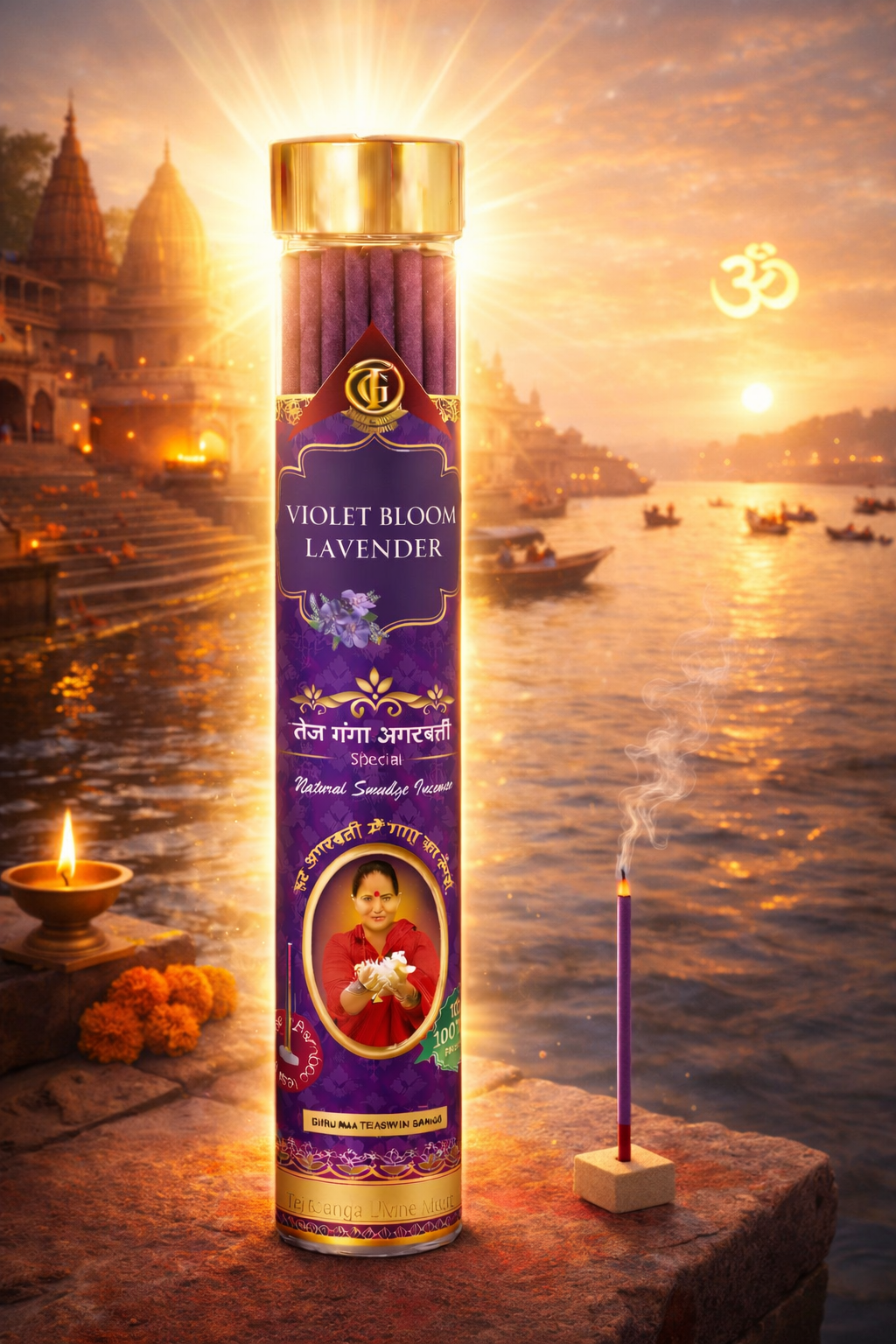Violet Bloom Lavender Agarbatti – Premium Floral Incense sticks - Image 5