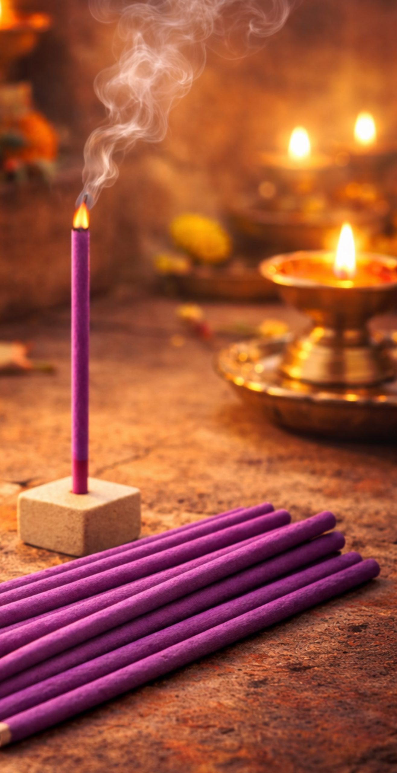 Violet Bloom Lavender Agarbatti – Premium Floral Incense sticks - Image 3