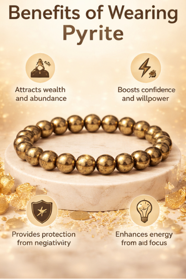 Golden Pyrite Energy Bracelet - Image 2