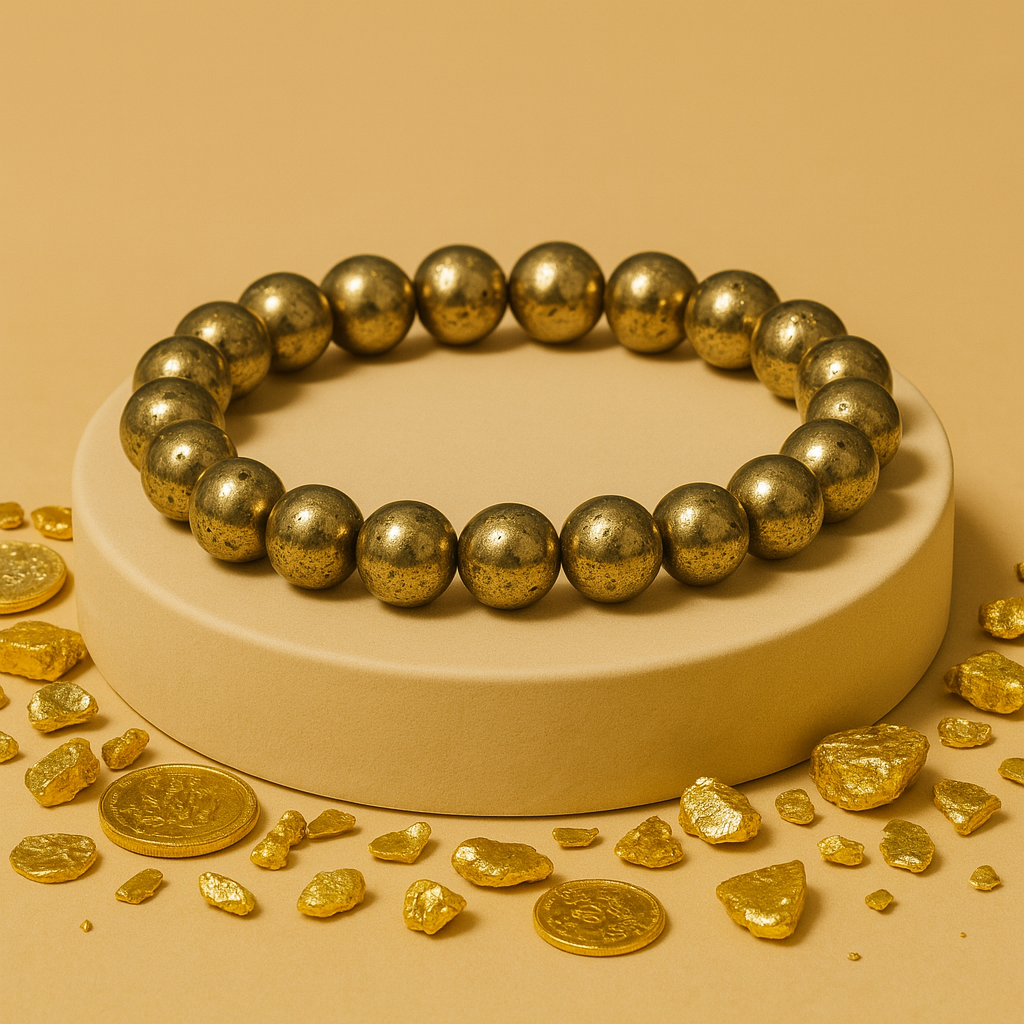 Golden Pyrite Energy Bracelet