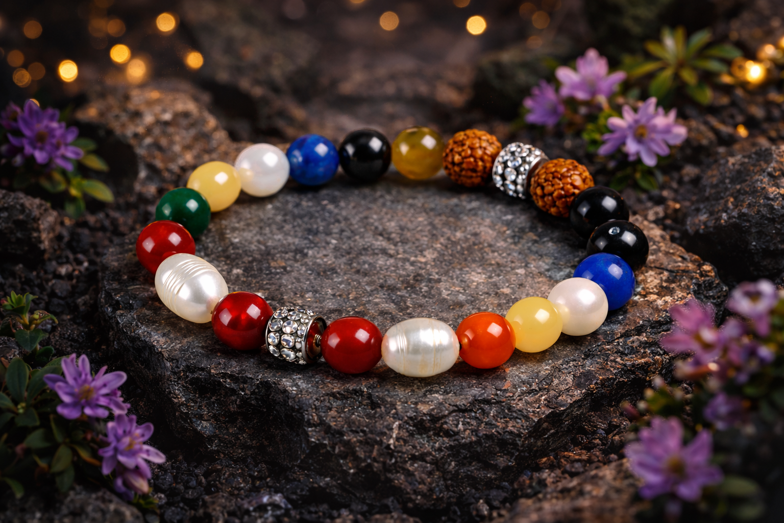 Navratna Gemstone Bracelet - Image 6