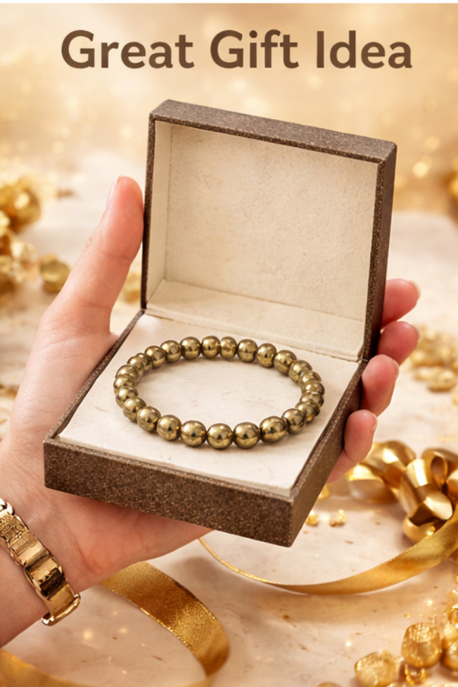 Golden Pyrite Energy Bracelet - Image 5
