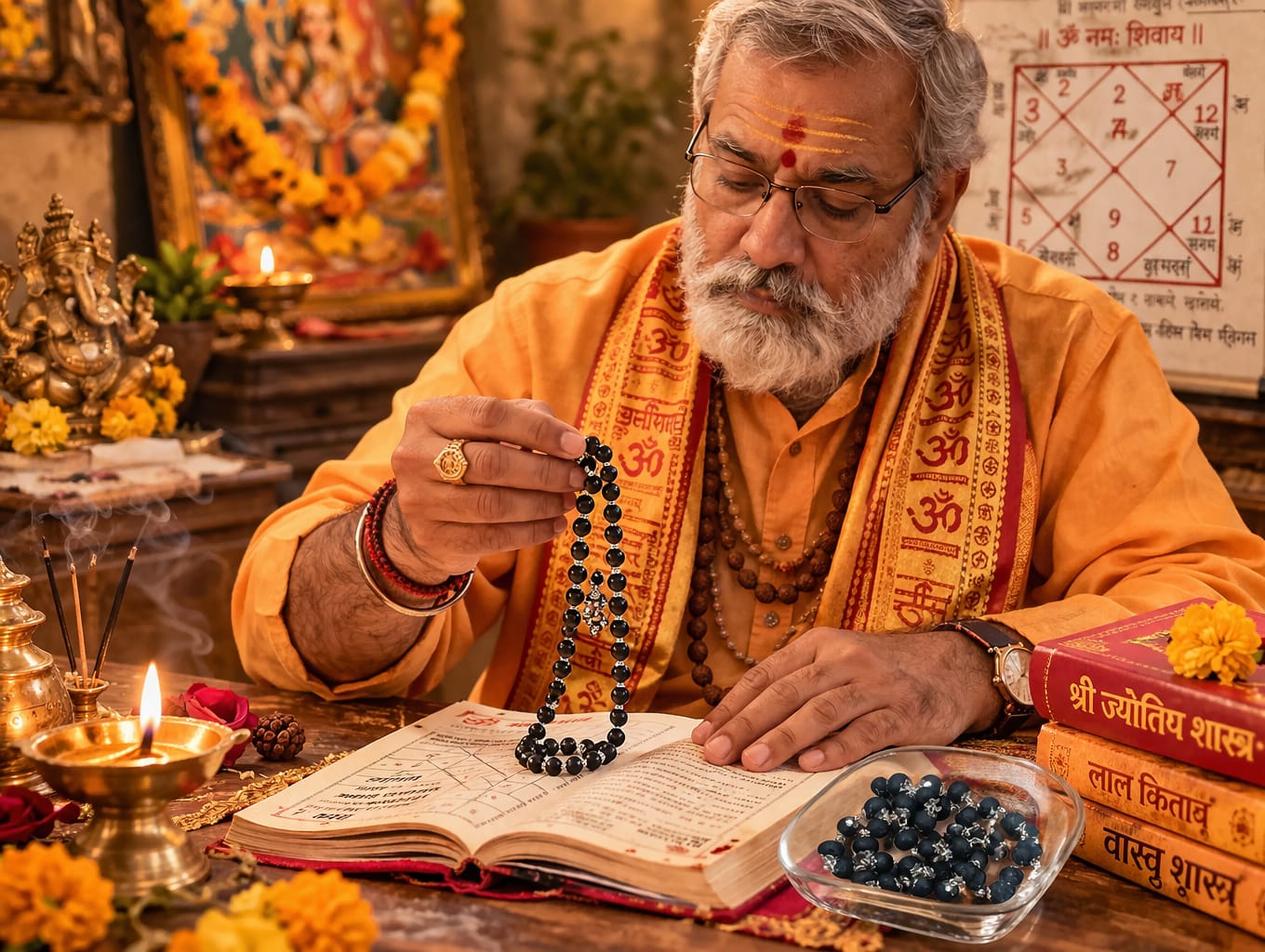 Authentic Karungali Black Bead Mala - Image 3