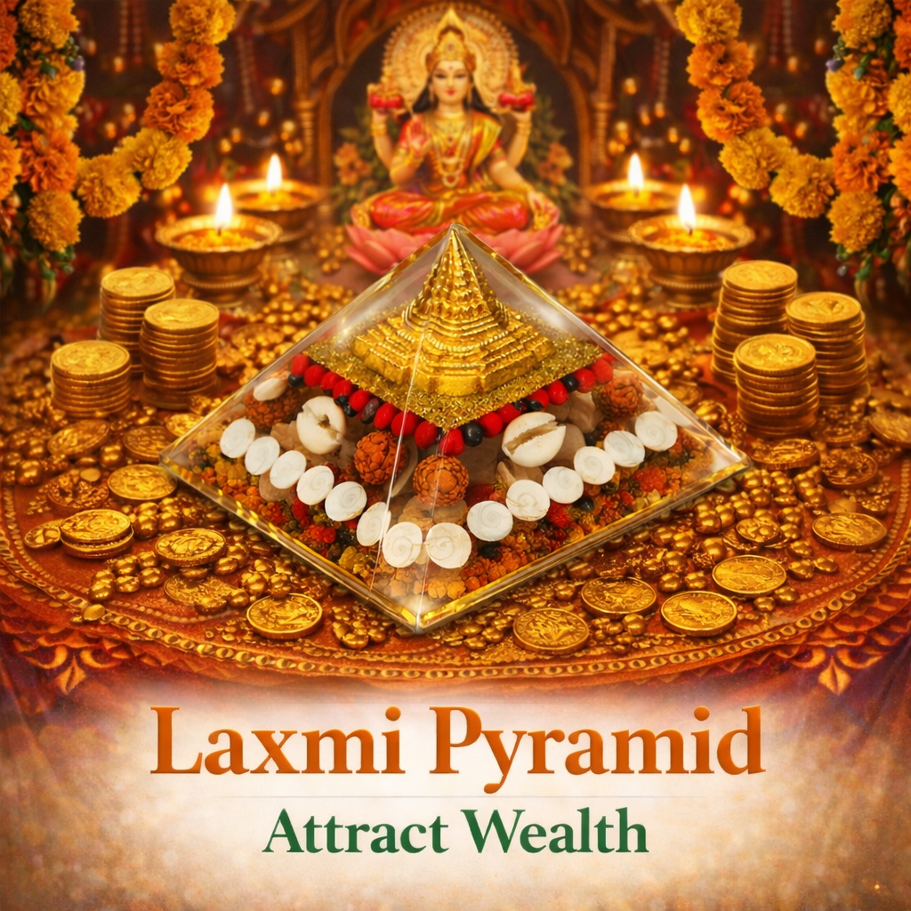 Lakshmi Pyramid for Wealth Attraction & Spiritual Harmony - Image 4