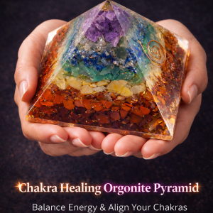 Chakra Healing Orgonite Pyramid